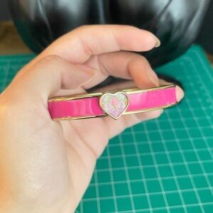 Vera Bradley pink floral bracelet